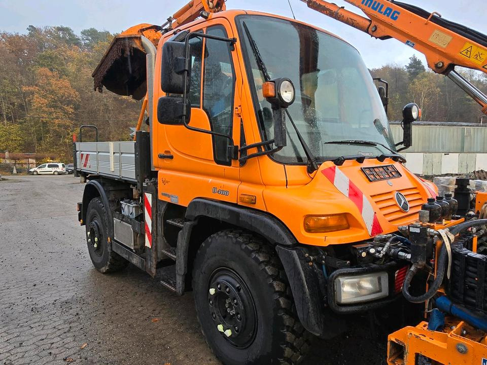 سيارة خدمات/ سيارة خاصة Unimog U400 2011 Bluetec 5 Mercedes-Benz 405 423 427 300 U 500 Mulag MKM Mähausleger Böschungsmäher Böschungsmulcher FME Dücker: صورة 8