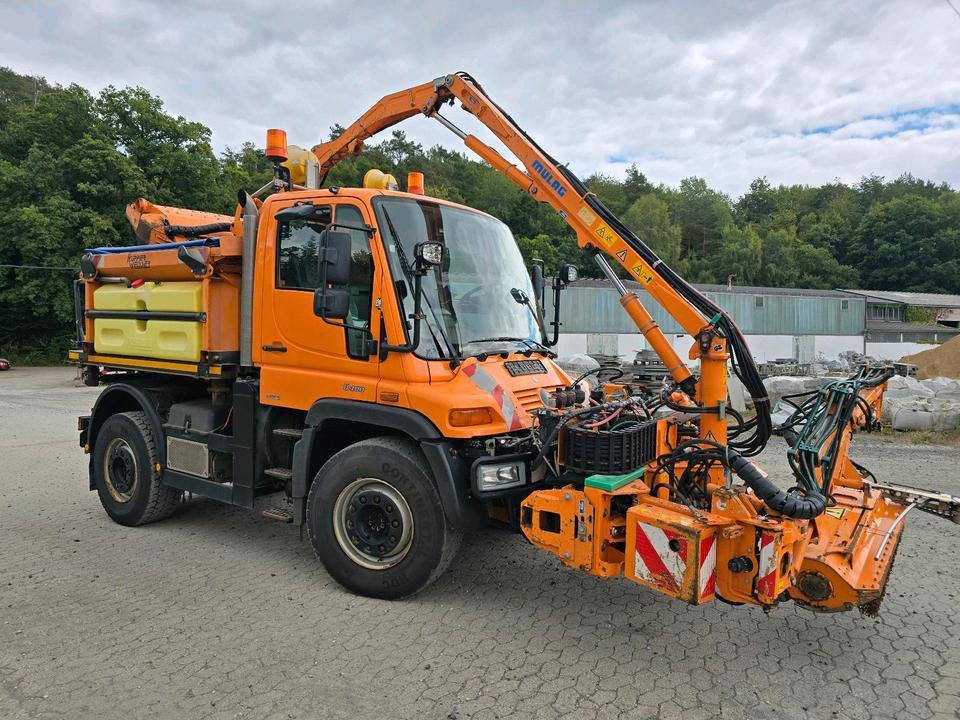 Unimog U400 2013 405/10 405/12 NKS-Z-UGN-43K Bluetec 5 Mercedes-Benz UGE UGN Mulag MKM700 Mähausleger Böschungsmäher Böschungsmulcher Küpper-Weisser IMS Salzstreuer - جرافة ثلج: صورة 2 Unimog U400 2013 405/10 405/12 NKS-Z-UGN-43K Bluetec 5 Mercedes-Benz UGE UGN Mulag MKM700 Mähausleger Böschungsmäher Böschungsmulcher Küpper-Weisser IMS Salzstreuer - جرافة ثلج: صورة 2