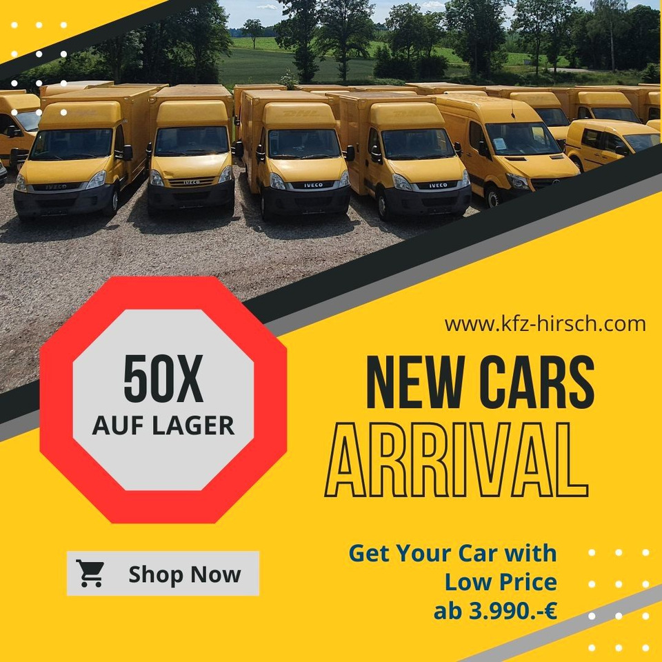 Iveco Daily Koffer Kasten Automatik Luftfederung - شاحنة بصندوق مغلق: صورة 1 Iveco Daily Koffer Kasten Automatik Luftfederung - شاحنة بصندوق مغلق: صورة 1