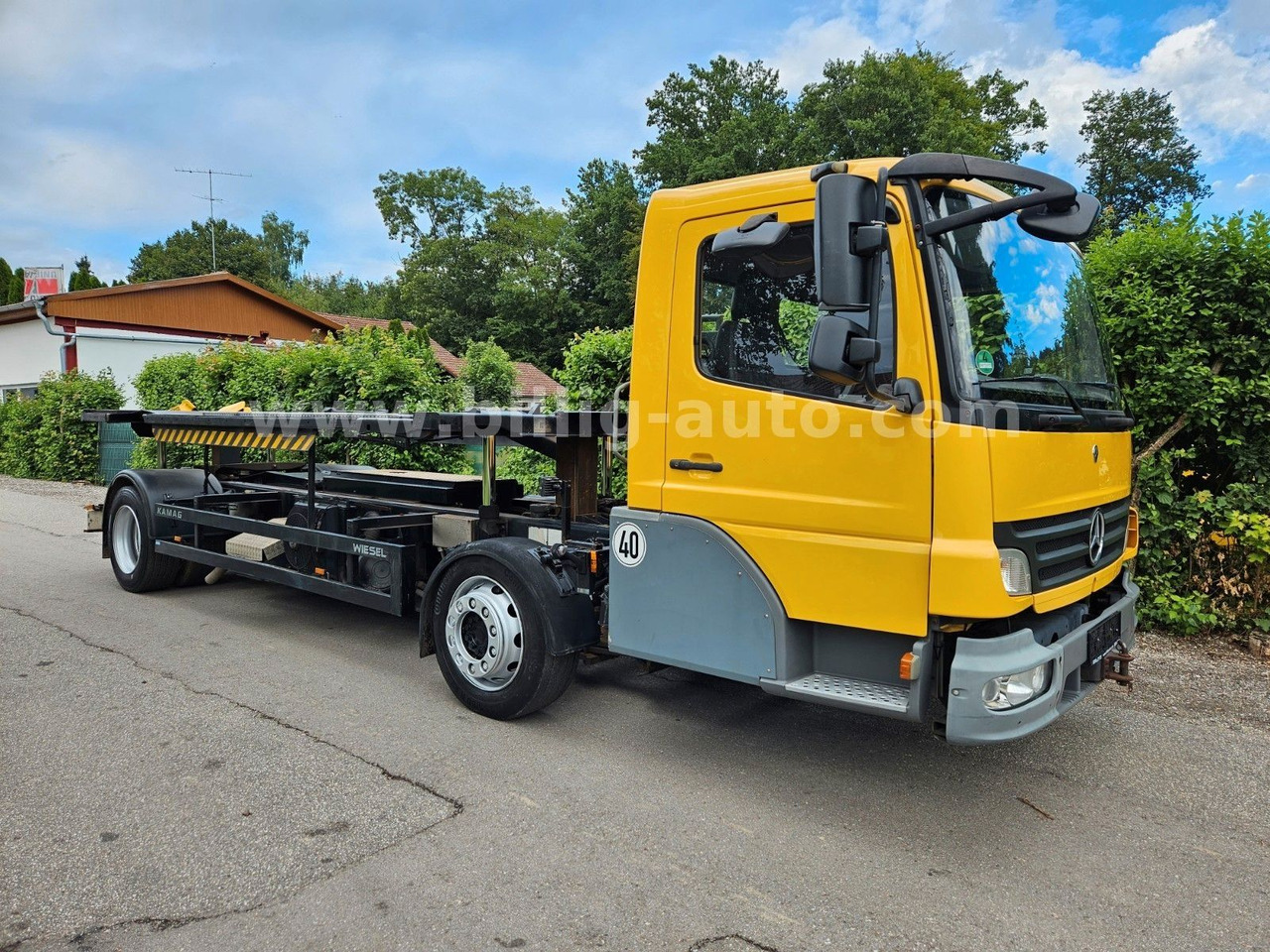 Mercedes-Benz Kamag * WBH 25 * Wiesel * Umsetzer * Sattelkupp. - ناقلة حاويات/ شاحنة حاويات: صورة 2 Mercedes-Benz Kamag * WBH 25 * Wiesel * Umsetzer * Sattelkupp. - ناقلة حاويات/ شاحنة حاويات: صورة 2