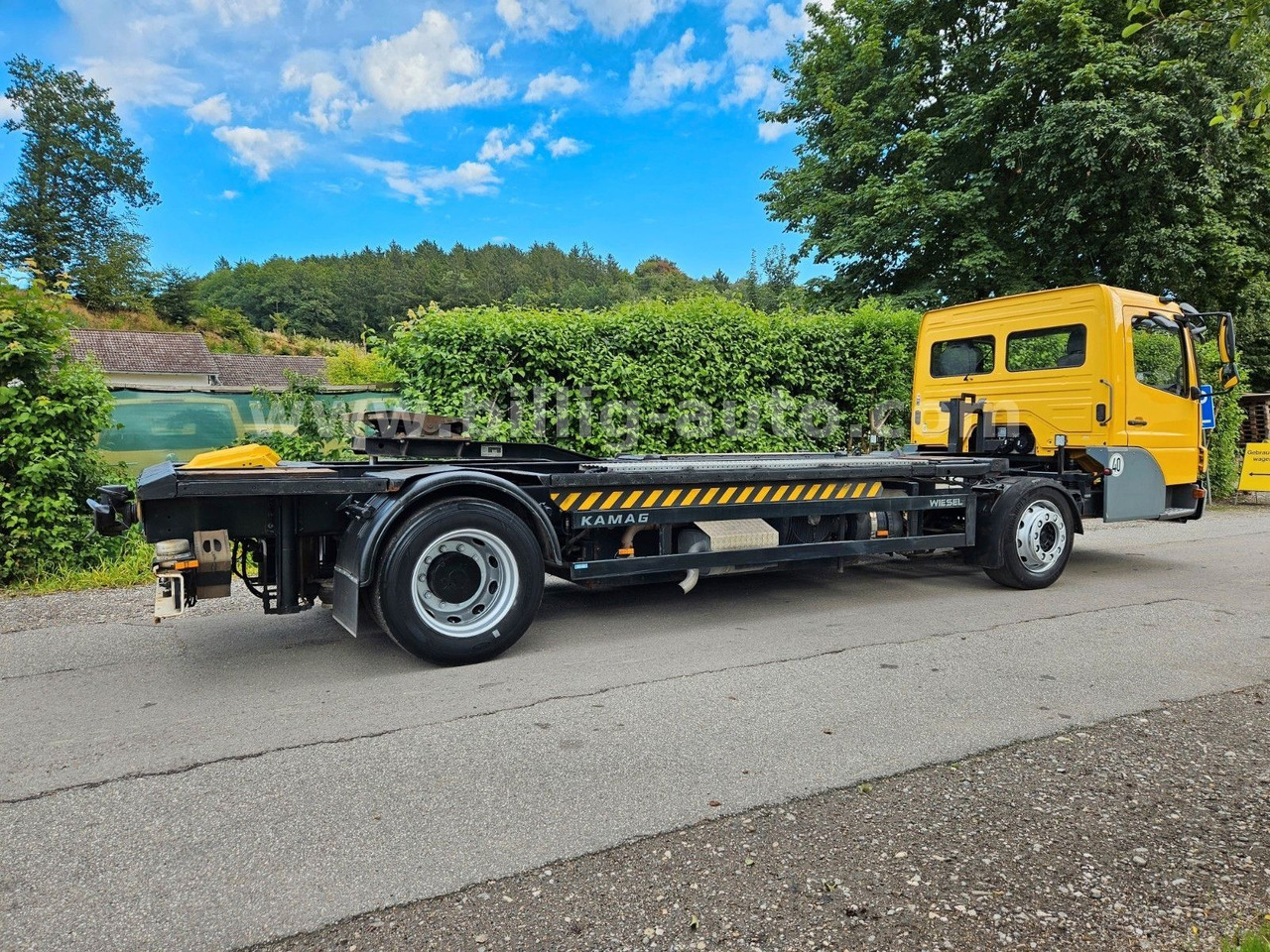 Mercedes-Benz Kamag * WBH 25 * Wiesel * Umsetzer * Sattelkupp. - شاحنة بهيكل معدني للمقصورة: صورة 4 Mercedes-Benz Kamag * WBH 25 * Wiesel * Umsetzer * Sattelkupp. - شاحنة بهيكل معدني للمقصورة: صورة 4