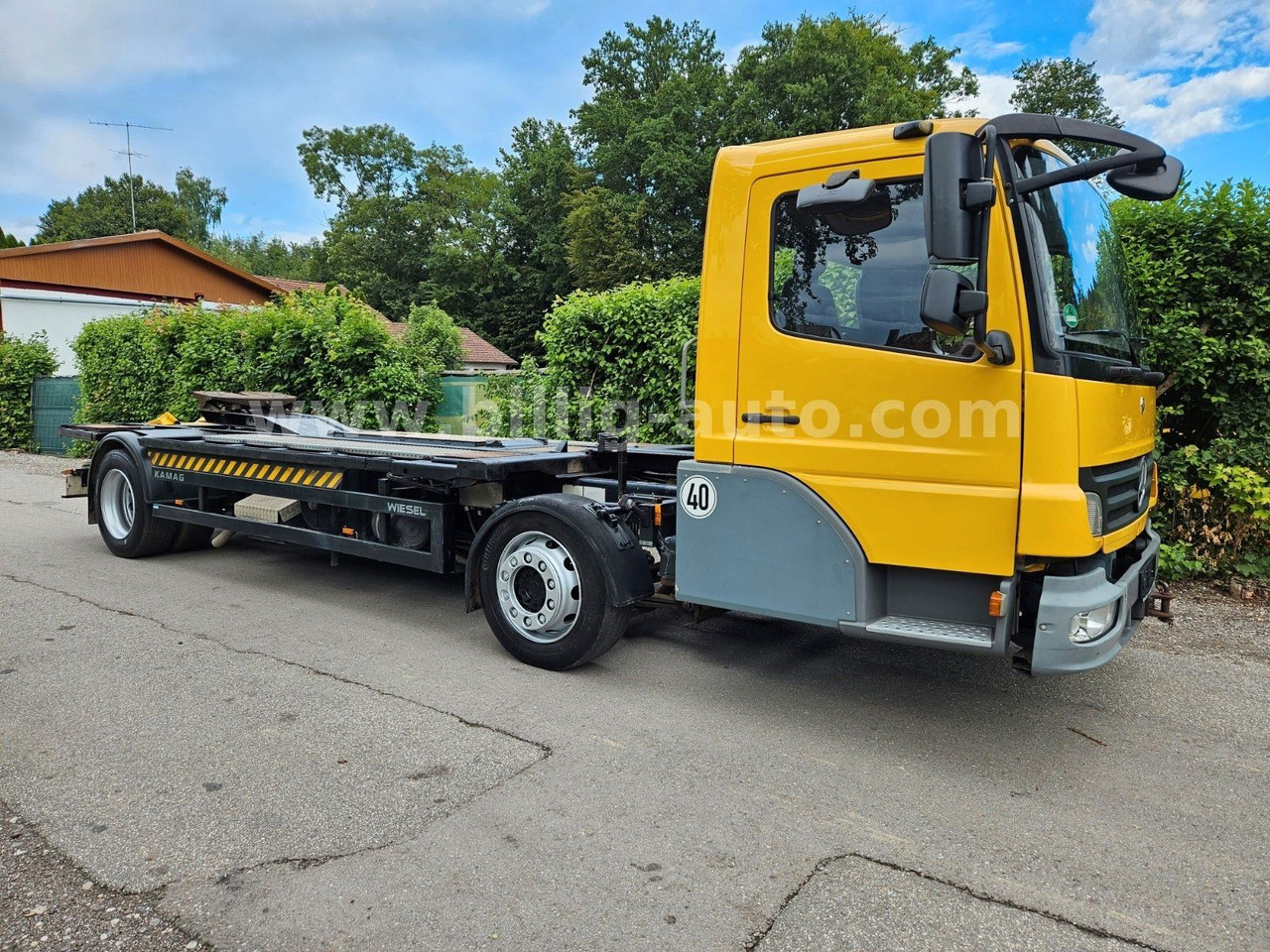 Mercedes-Benz Kamag * WBH 25 * Wiesel * Umsetzer * Sattelkupp. - ناقلة حاويات/ شاحنة حاويات: صورة 3 Mercedes-Benz Kamag * WBH 25 * Wiesel * Umsetzer * Sattelkupp. - ناقلة حاويات/ شاحنة حاويات: صورة 3