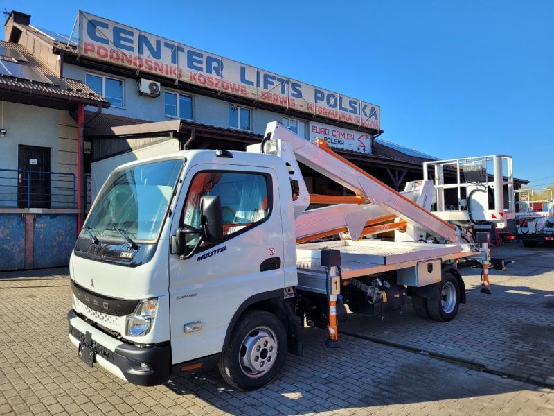 Mitsubishi Canter Fuso 3C13 podnośnik koszowy 20 m Multitel MXE200 - منصة محمولة مثبتة على الشاحنة: صورة 1 Mitsubishi Canter Fuso 3C13 podnośnik koszowy 20 m Multitel MXE200 - منصة محمولة مثبتة على الشاحنة: صورة 1