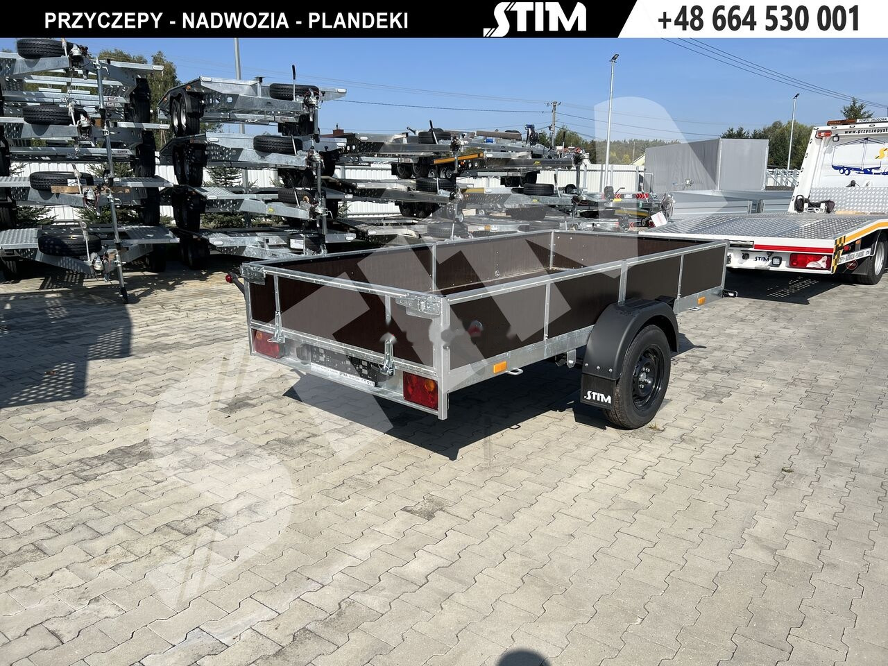 Stim S11-075/3115R + przednia burta otwierana + wzmocnienie ramy - مقطورة عربة: صورة 1 Stim S11-075/3115R + przednia burta otwierana + wzmocnienie ramy - مقطورة عربة: صورة 1