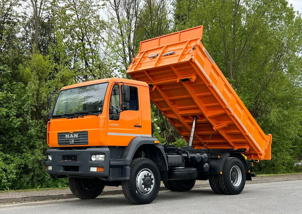 MAN * LE 280 B * MAN * 4x4 * Kiper Wywrotka x3 * Meiller * Sprowadzony * Stan Perfekcyjny * - شاحنة قلاب: صورة 1 MAN * LE 280 B * MAN * 4x4 * Kiper Wywrotka x3 * Meiller * Sprowadzony * Stan Perfekcyjny * - شاحنة قلاب: صورة 1