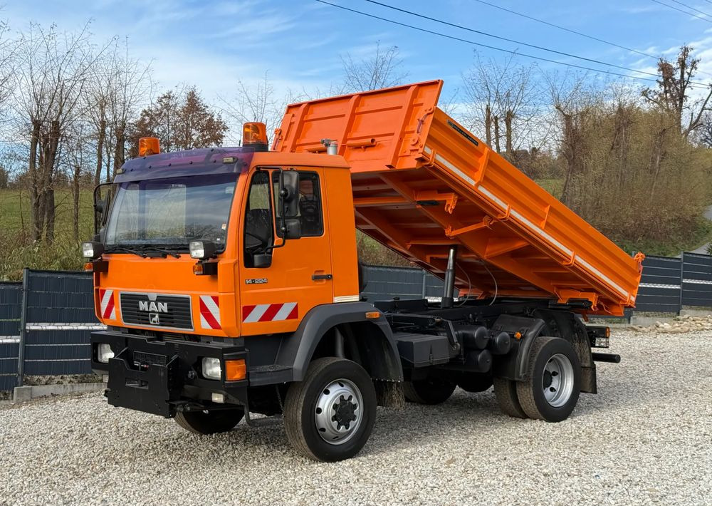 MAN * MAN 14-220 * Kiper Wywrotka Meiller * 4x4 * Zimowe Utrzymanie * Unimog * - شاحنة قلاب: صورة 1 MAN * MAN 14-220 * Kiper Wywrotka Meiller * 4x4 * Zimowe Utrzymanie * Unimog * - شاحنة قلاب: صورة 1