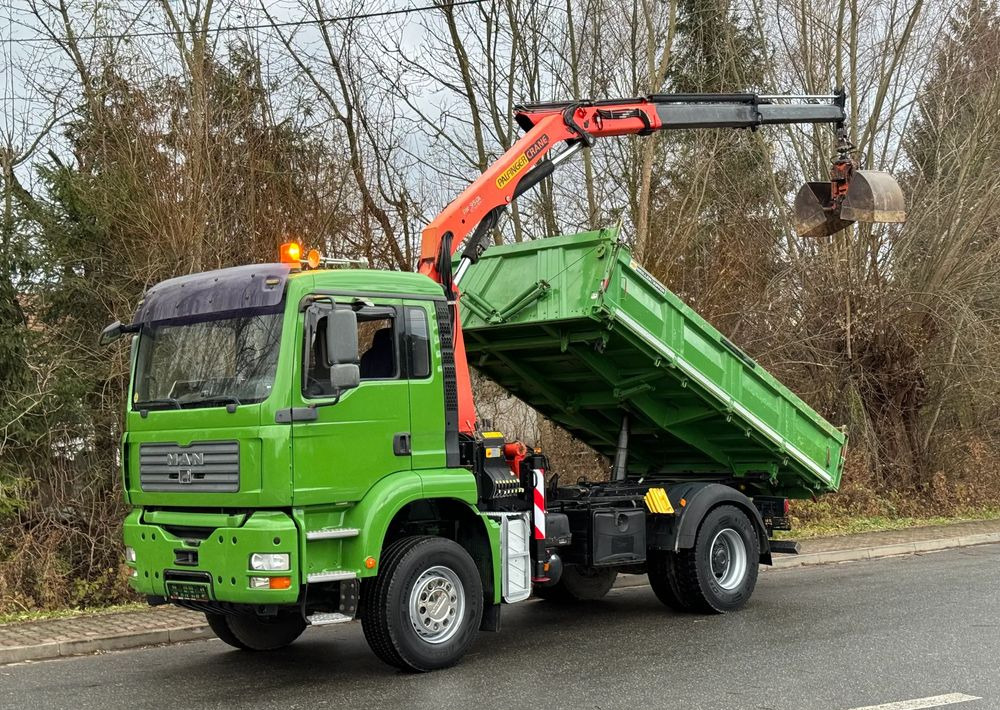 MAN * MAN TGA 18-360 * Kiper Wywrotka * 4x2 * Kran Palfinger PK 9501 Sprowadzony - شاحنة قلاب: صورة 1 MAN * MAN TGA 18-360 * Kiper Wywrotka * 4x2 * Kran Palfinger PK 9501 Sprowadzony - شاحنة قلاب: صورة 1