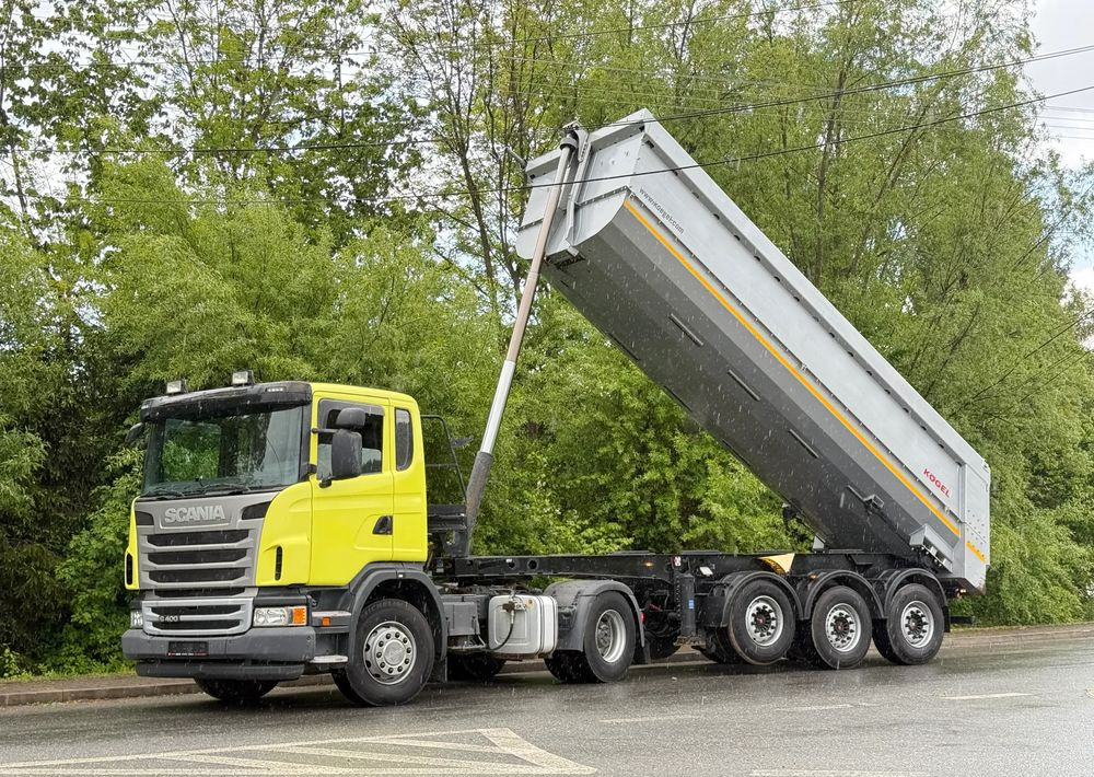 Scania * Zestaw * Scania G400 + Naczepa Kogel Kiper Wywrotka * Sprowadzony * Bardzo Dobry Stan * - مقطورة السحب: صورة 1 Scania * Zestaw * Scania G400 + Naczepa Kogel Kiper Wywrotka * Sprowadzony * Bardzo Dobry Stan * - مقطورة السحب: صورة 1