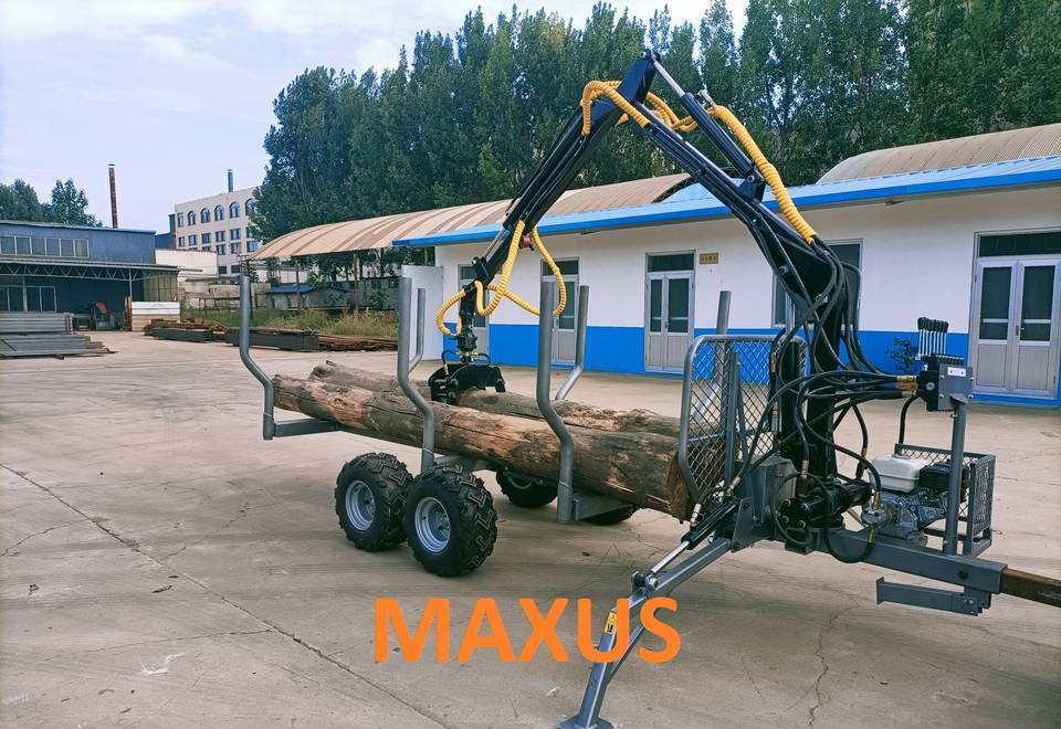 NEW MAXUS 3T Forest Trailer 3.8m Crane Warranty | НОВА лісова прицепа 3Т Кран 3,8м MAXUS Гарантія - مقطورة الغابات: صورة 1 NEW MAXUS 3T Forest Trailer 3.8m Crane Warranty | НОВА лісова прицепа 3Т Кран 3,8м MAXUS Гарантія - مقطورة الغابات: صورة 1