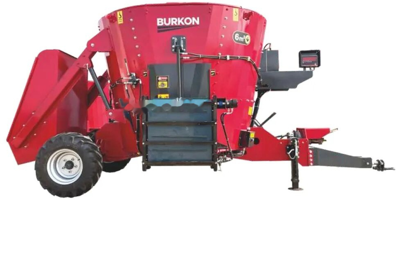 Burkon 6m3 Çekilir (380V) Dikey Yem Karma Makinesi ( BK-F600 ) - عربة خلط الأعلاف: صورة 1 Burkon 6m3 Çekilir (380V) Dikey Yem Karma Makinesi ( BK-F600 ) - عربة خلط الأعلاف: صورة 1