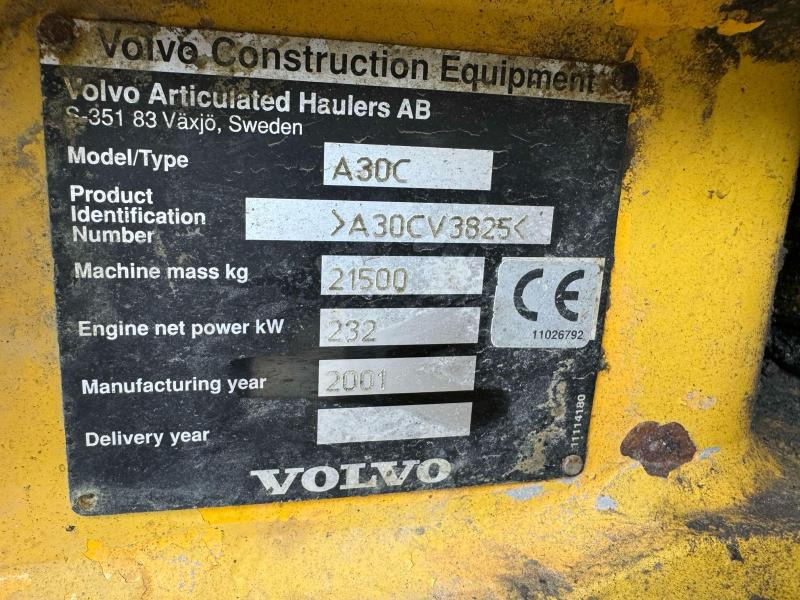 شاحنة مفصلية Volvo A 30 C 6x6: صورة 16