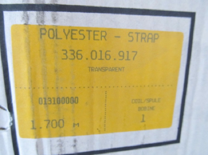 قطع الغيار - آلات الطباعة 6 x UMREIFUNGSBAND STRAPEX POLYESTER-STRAP TRANSPARENT: صورة 6