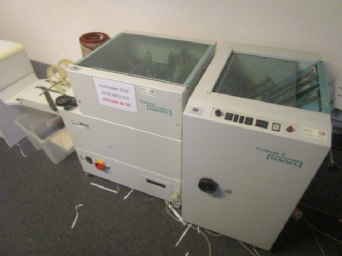 FALZ- UND HEFTMASCHINE NAGEL FOLDNAK 8 MIT TRIMMER - آلة الطي: صورة 2 FALZ- UND HEFTMASCHINE NAGEL FOLDNAK 8 MIT TRIMMER - آلة الطي: صورة 2