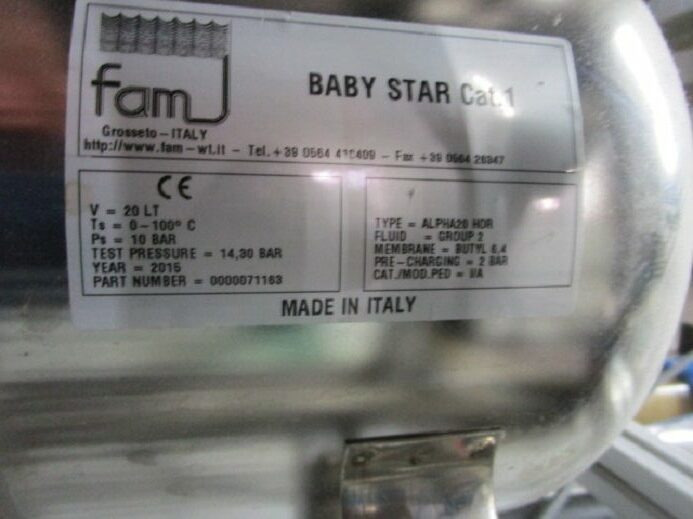 KOMPRESSOR BABY STAR Cat.1 MIT OSMOSEVORRICHTUNG & TANK - آلات الطباعة: صورة 5 KOMPRESSOR BABY STAR Cat.1 MIT OSMOSEVORRICHTUNG & TANK - آلات الطباعة: صورة 5