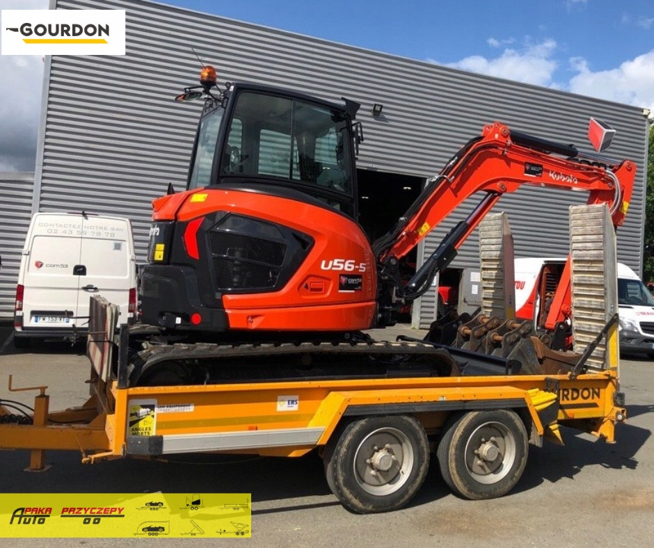 PRZYCZEPA PODKOPARKOWA MARKI GOURDON, DMC 6000 KG, 6T / GOURDON EXCAVATOR TRAILER, DMC 6000 KG, 6T - مقطورة لنقل المعدات: صورة 2 PRZYCZEPA PODKOPARKOWA MARKI GOURDON, DMC 6000 KG, 6T / GOURDON EXCAVATOR TRAILER, DMC 6000 KG, 6T - مقطورة لنقل المعدات: صورة 2