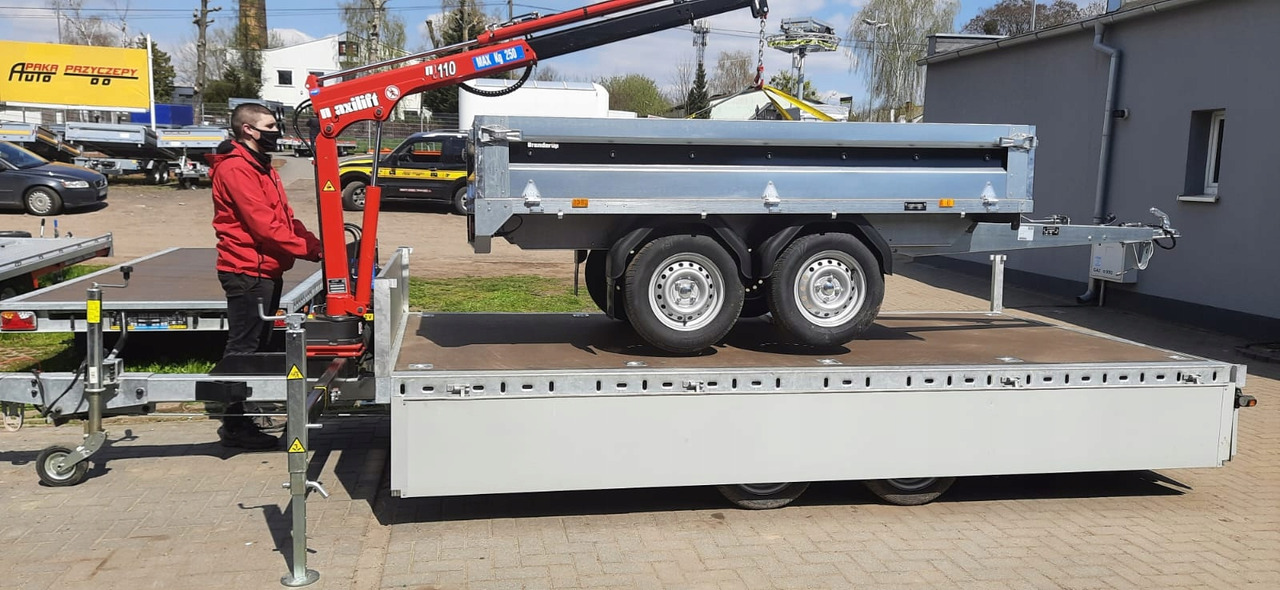 PRZYCZEPA Z DŹWIGIEM ŻURAW DŹWIG HDS MAXILIFT 110 / TRAILER WITH CRANE HDS MAXILIFT 110 - مقطورات مسطحة: صورة 4 PRZYCZEPA Z DŹWIGIEM ŻURAW DŹWIG HDS MAXILIFT 110 / TRAILER WITH CRANE HDS MAXILIFT 110 - مقطورات مسطحة: صورة 4