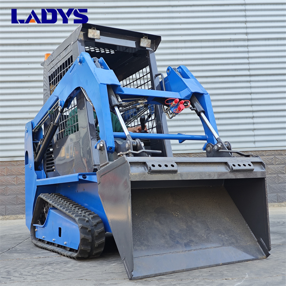 LADYS Free Shipping Mini Skid Steer Loader Compact Track Electric/Diesel Chinese Mini Skid Steer Loader For Sale With Mini Skid Steer Attachments 4 In 1 Bucket - شيول صغير: صورة 2 LADYS Free Shipping Mini Skid Steer Loader Compact Track Electric/Diesel Chinese Mini Skid Steer Loader For Sale With Mini Skid Steer Attachments 4 In 1 Bucket - شيول صغير: صورة 2