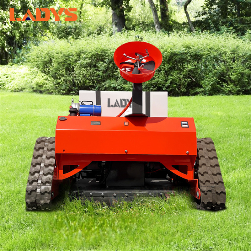 LADYS LD1000 Electric Remote Control Multi-Function Lawn Mower All-Terrain Agricultural Sprayers Pesticide Spraying Mower Gas Gasoline Track Crawler Lawn Mower - جزازة العشب: صورة 3 LADYS LD1000 Electric Remote Control Multi-Function Lawn Mower All-Terrain Agricultural Sprayers Pesticide Spraying Mower Gas Gasoline Track Crawler Lawn Mower - جزازة العشب: صورة 3