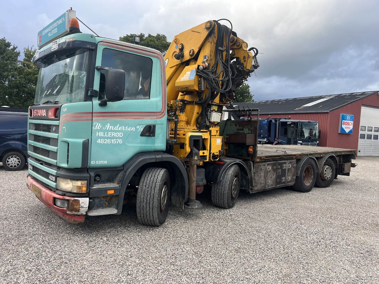 Scania G 124 - شاحنة كرين: صورة 2 Scania G 124 - شاحنة كرين: صورة 2