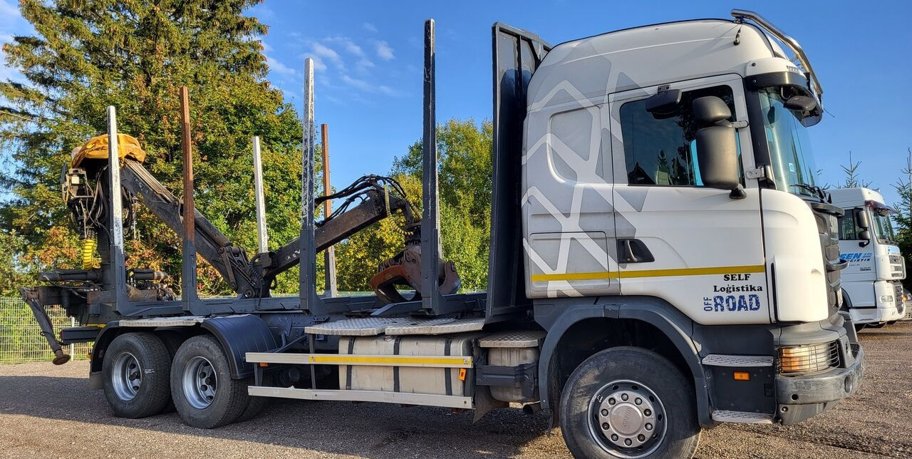 Scania G480 - شاحنة قطع الأشجار, شاحنة كرين: صورة 2 Scania G480 - شاحنة قطع الأشجار, شاحنة كرين: صورة 2