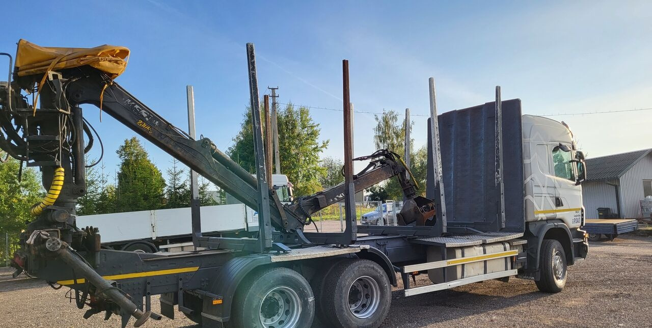 Scania G480 - شاحنة قطع الأشجار, شاحنة كرين: صورة 5 Scania G480 - شاحنة قطع الأشجار, شاحنة كرين: صورة 5