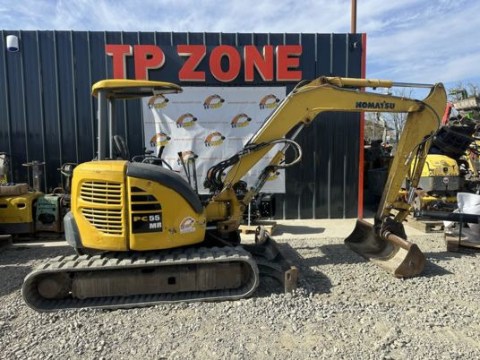 Komatsu PC55MR-3 à 22500 Euros HT - حفار صغير: صورة 1 Komatsu PC55MR-3 à 22500 Euros HT - حفار صغير: صورة 1
