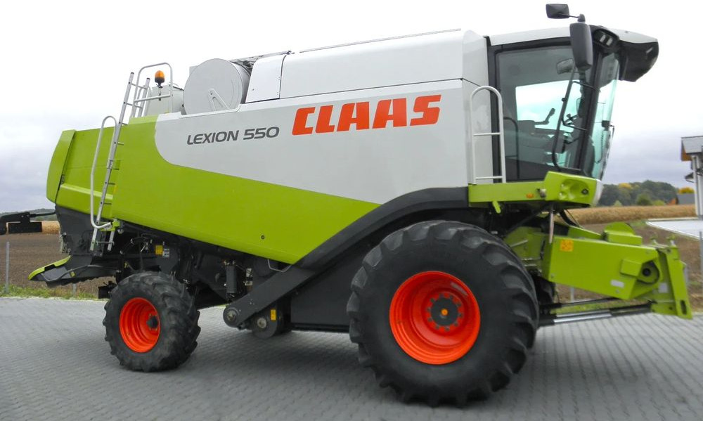 Claas Lexion 550 2005 Rok, heder V750, Najbogatsza Wersja, Nie Malowany, Stan Idealny - حصادة: صورة 3 Claas Lexion 550 2005 Rok, heder V750, Najbogatsza Wersja, Nie Malowany, Stan Idealny - حصادة: صورة 3