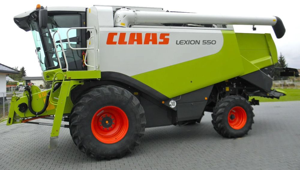Claas Lexion 550 2005 Rok, heder V750, Najbogatsza Wersja, Nie Malowany, Stan Idealny - حصادة: صورة 4 Claas Lexion 550 2005 Rok, heder V750, Najbogatsza Wersja, Nie Malowany, Stan Idealny - حصادة: صورة 4