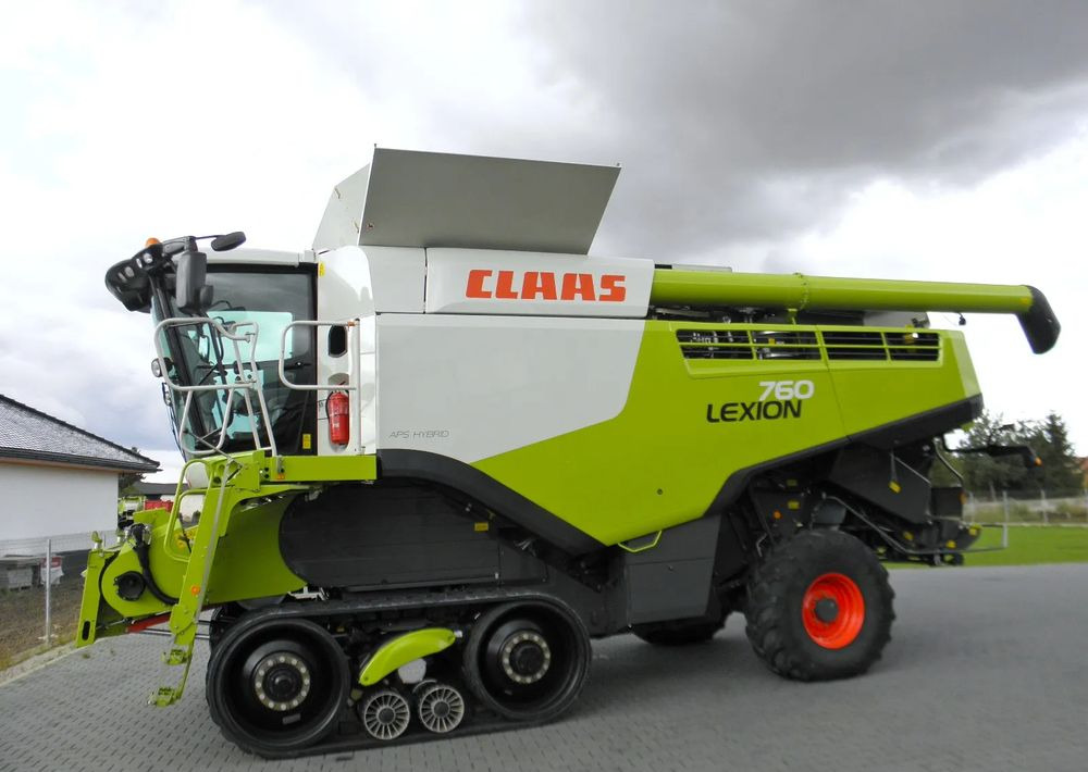 Claas Lexion 760 Terra Trac 2015 Rok, 1900 motgodzin, Heder V 930 2019 Rok, Najbogatsza Wersja, Nie Malowany, Stan Idealny - حصادة: صورة 5 Claas Lexion 760 Terra Trac 2015 Rok, 1900 motgodzin, Heder V 930 2019 Rok, Najbogatsza Wersja, Nie Malowany, Stan Idealny - حصادة: صورة 5