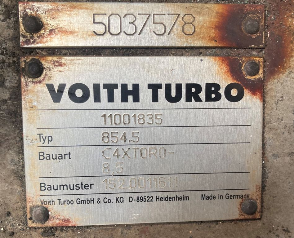 Voith Voith 854.5 C4XT0R0 -8.5E Solaris Van Hool Getriebe 152.0011611 - علبة التروس و قطع الغيار - حافلة: صورة 2 Voith Voith 854.5 C4XT0R0 -8.5E Solaris Van Hool Getriebe 152.0011611 - علبة التروس و قطع الغيار - حافلة: صورة 2
