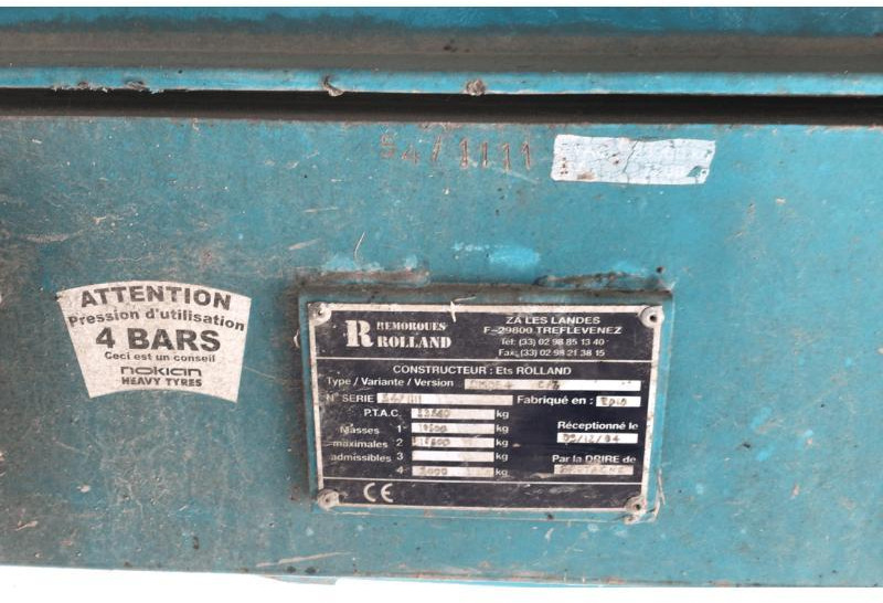ROLLAND RS6835 - مقطورة قلابة زراعية/ شاحنة قلابة: صورة 3 ROLLAND RS6835 - مقطورة قلابة زراعية/ شاحنة قلابة: صورة 3