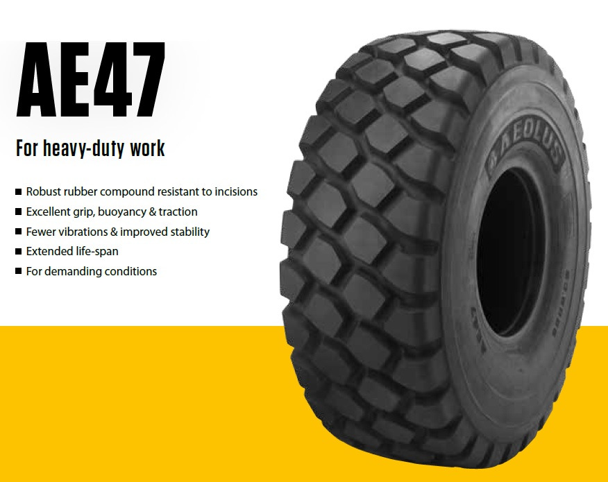 AEOLUS AE47 29,5R25 TL L4/E4 ** – for Loaders & ATD Dump Truck - الإطارات والجنوط - اللودر بعجل: صورة 1 AEOLUS AE47 29,5R25 TL L4/E4 ** – for Loaders & ATD Dump Truck - الإطارات والجنوط - اللودر بعجل: صورة 1