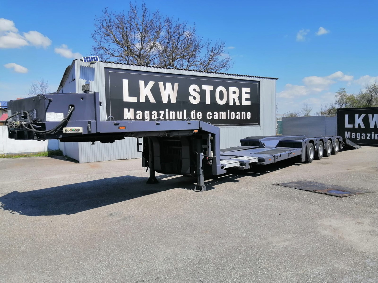 Langendorf Trailer-Tiefbett, 4 Axe, 59 to, extension, TOP !!! - نصف مقطورة بلودر منخفض: صورة 5 Langendorf Trailer-Tiefbett, 4 Axe, 59 to, extension, TOP !!! - نصف مقطورة بلودر منخفض: صورة 5