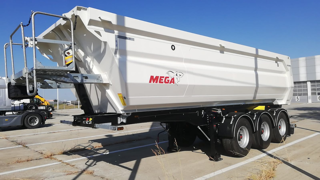 نصف مقطورة قلابة MEGA Tipper 28m3 NEW, SAF DISC, HYVA, HARDOX, TOP !: صورة 1