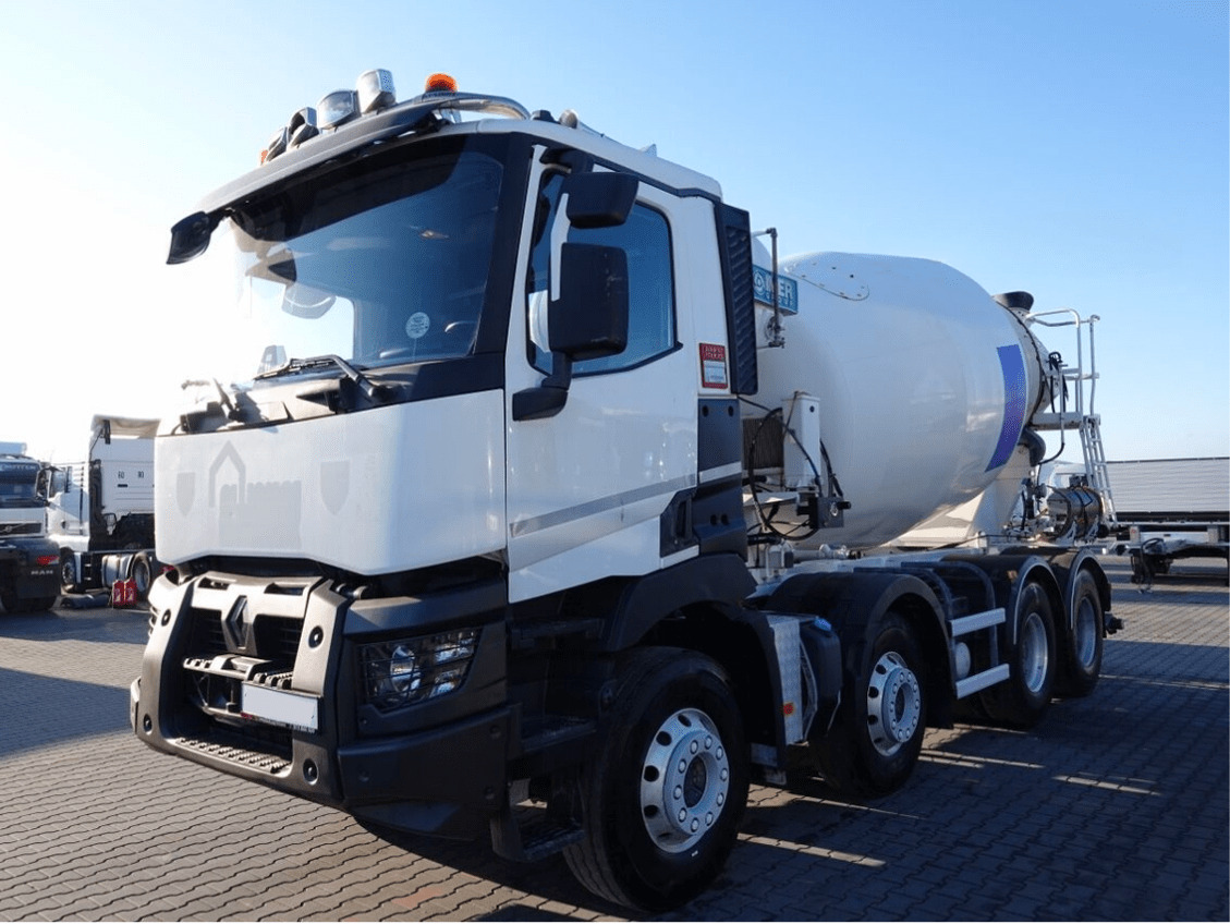 Renault C 430 8×4 Beton Mixer 9m3, TOP !!! - شاحنة خلاطة خرسانة: صورة 1 Renault C 430 8×4 Beton Mixer 9m3, TOP !!! - شاحنة خلاطة خرسانة: صورة 1