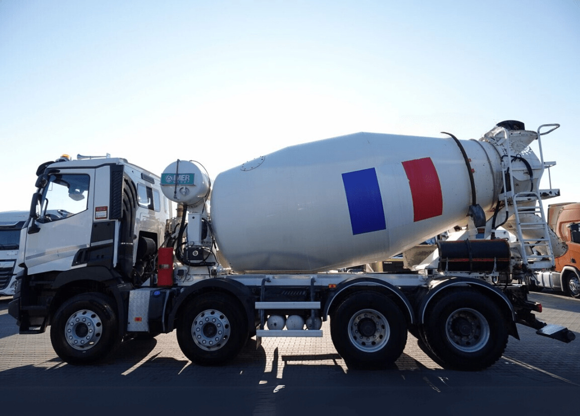 Renault C 430 8×4 Beton Mixer 9m3, TOP !!! - شاحنة خلاطة خرسانة: صورة 4 Renault C 430 8×4 Beton Mixer 9m3, TOP !!! - شاحنة خلاطة خرسانة: صورة 4
