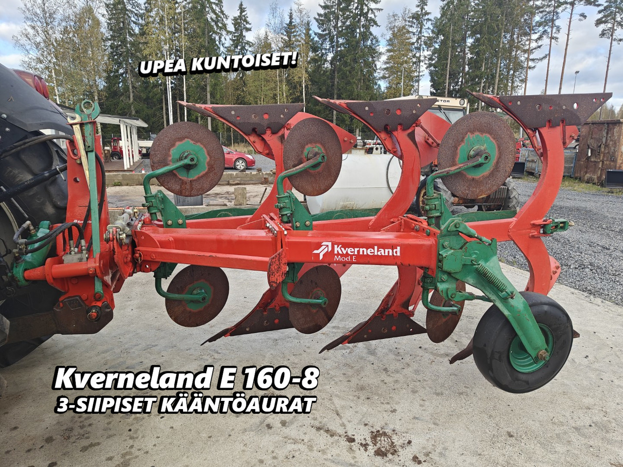KVERNELAND E 160-8 - 3-siipinen paluuaura - محراث: صورة 1 KVERNELAND E 160-8 - 3-siipinen paluuaura - محراث: صورة 1