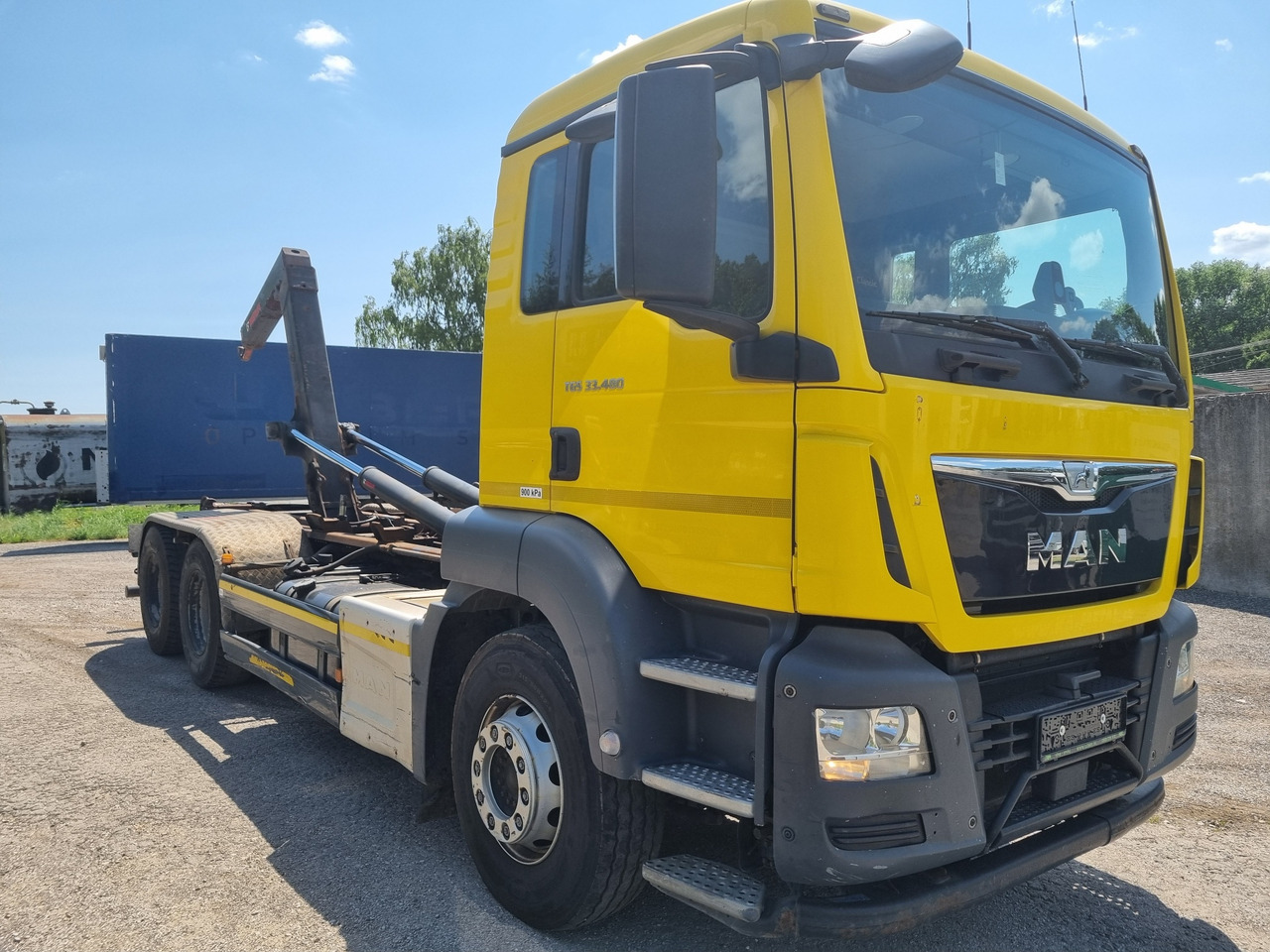 MAN TGS 33.480 6x4 ABROLLKIPPER HIAB Multilift 18 T - شاحنة برافعة خطافية: صورة 3 MAN TGS 33.480 6x4 ABROLLKIPPER HIAB Multilift 18 T - شاحنة برافعة خطافية: صورة 3