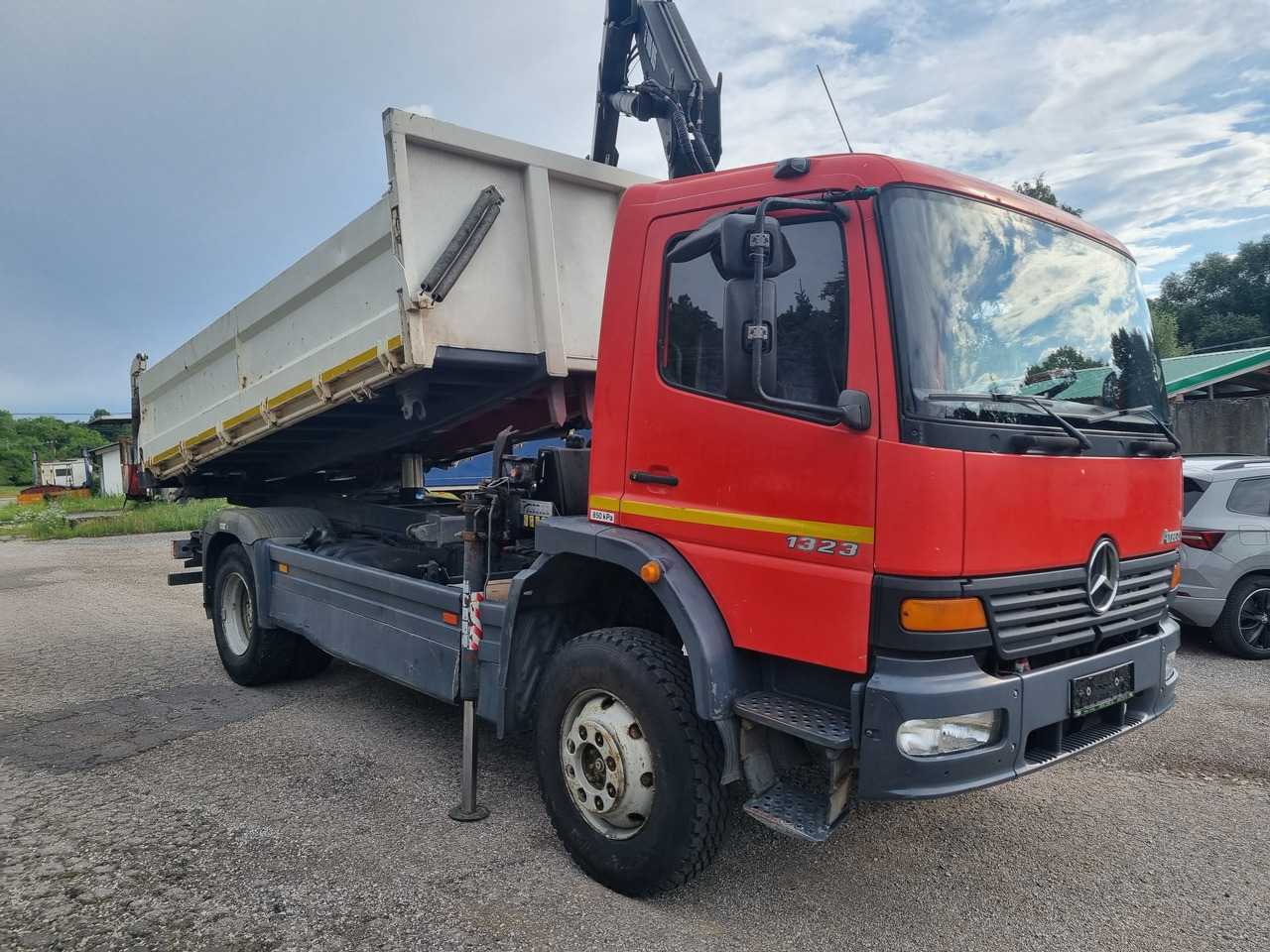 MERCEDES-BENZ ATEGO 1323 4x4 tipper + crane HIAB 095 - شاحنة قلاب, شاحنة كرين: صورة 3 MERCEDES-BENZ ATEGO 1323 4x4 tipper + crane HIAB 095 - شاحنة قلاب, شاحنة كرين: صورة 3