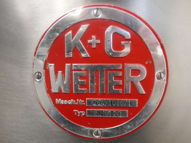 آلة الغذاء K+G Wetter cutter SM120STL: صورة 8