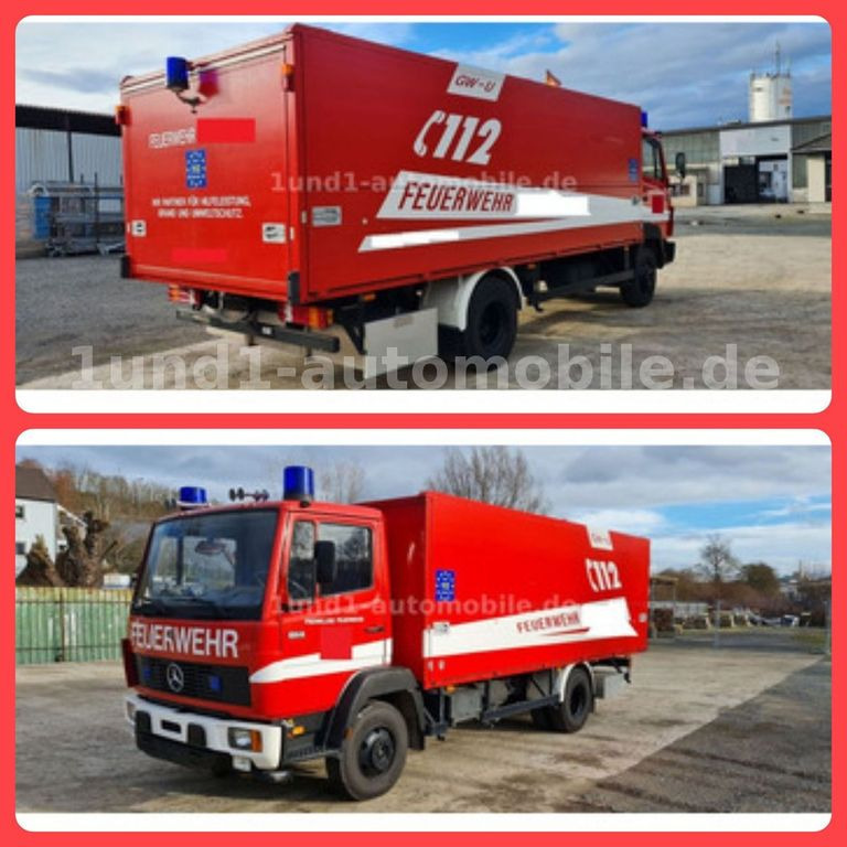 Mercedes-Benz 814 Feuerwehr GWG Edelstahl nur orig. 16.200km 814 Feuerwehr GWG Edelstahl nur orig. 16.200km - شاحنة حريق: صورة 1 Mercedes-Benz 814 Feuerwehr GWG Edelstahl nur orig. 16.200km 814 Feuerwehr GWG Edelstahl nur orig. 16.200km - شاحنة حريق: صورة 1