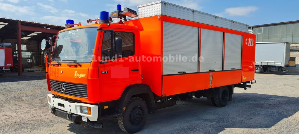 Mercedes-Benz 817 Feuerwehr GWG Nur 9.650 orig. Km 817 Feuerwehr GWG Nur 9.650 orig. Km - شاحنة حريق: صورة 1 Mercedes-Benz 817 Feuerwehr GWG Nur 9.650 orig. Km 817 Feuerwehr GWG Nur 9.650 orig. Km - شاحنة حريق: صورة 1