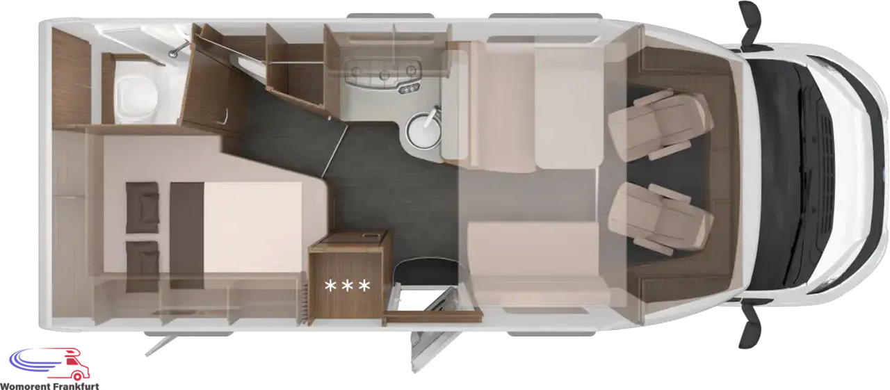 Wohnmobil Knaus L!VE WAVE 650 MF - موتر هوم شبه متكامل: صورة 3 Wohnmobil Knaus L!VE WAVE 650 MF - موتر هوم شبه متكامل: صورة 3