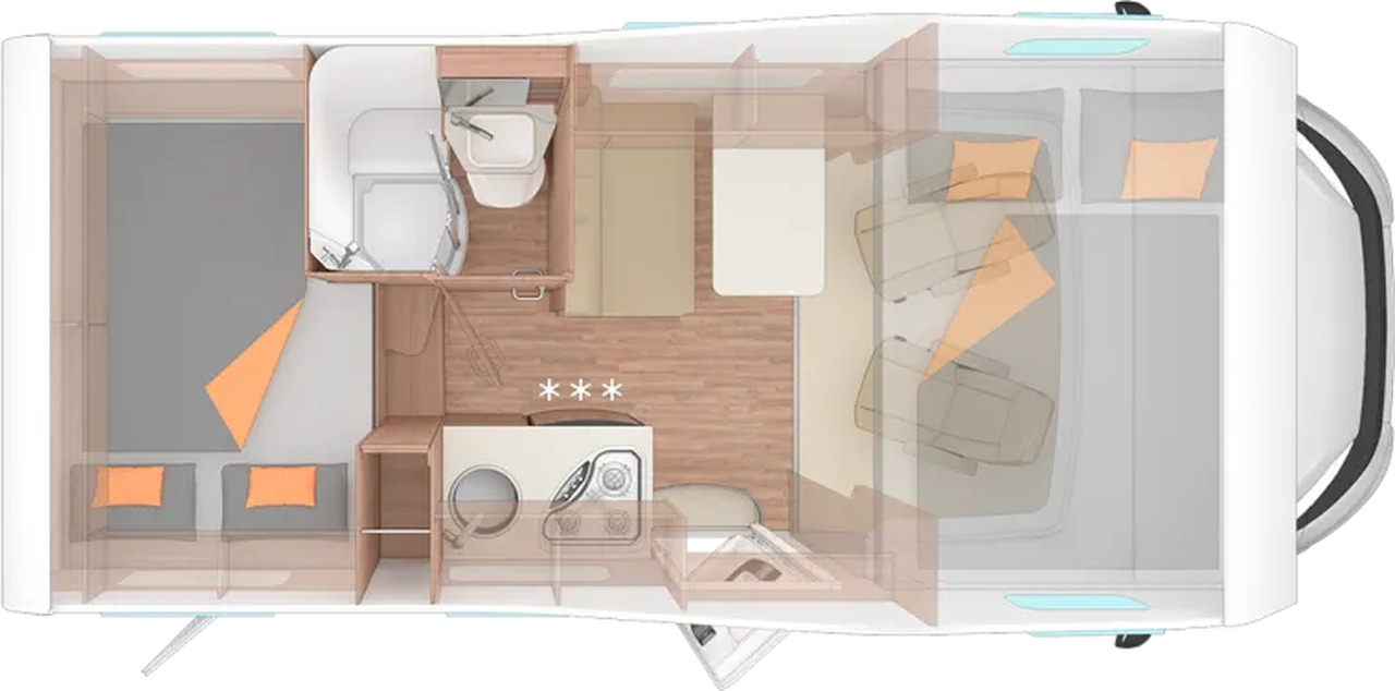 Wohnmobil Weinsberg CaraHome 550 MG - موتر هوم سقف عالي: صورة 2 Wohnmobil Weinsberg CaraHome 550 MG - موتر هوم سقف عالي: صورة 2