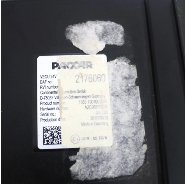 DAF XF106 VECU Module 2176060 Euro 6 - وحدة إي سي يو - شاحنة: صورة 2 DAF XF106 VECU Module 2176060 Euro 6 - وحدة إي سي يو - شاحنة: صورة 2