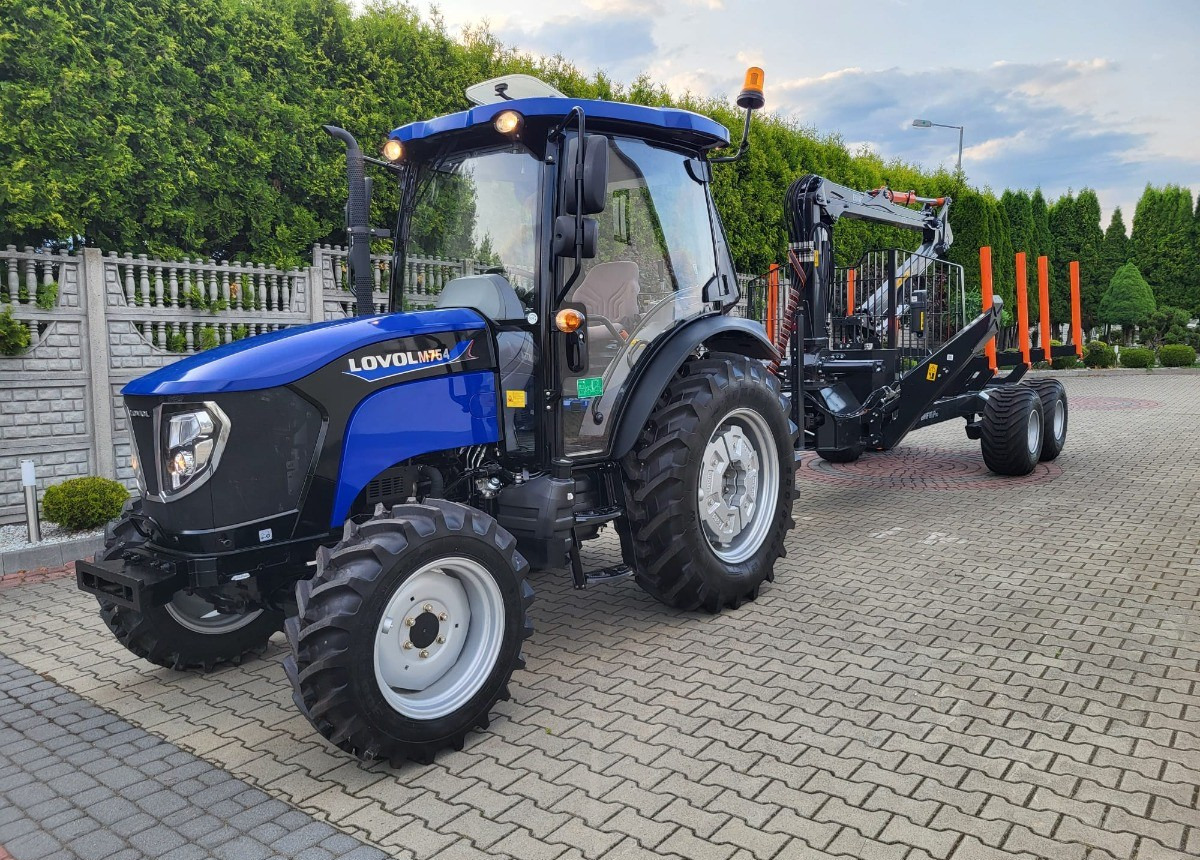 LOVOL Zestaw Traktor LOVOL M755 Przyczepa do drewna BMF 8TPro Stan Nowy Fabryczny - آلة حصاد الأشجار: صورة 5 LOVOL Zestaw Traktor LOVOL M755 Przyczepa do drewna BMF 8TPro Stan Nowy Fabryczny - آلة حصاد الأشجار: صورة 5