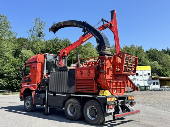 Mercedes-Benz ACTROS 6x4 DONAR 5810K ? Hack-LKW / Mobilhacker | TCS Umwelttechnik - قاطعة الأخشاب, شاحنة: صورة 3 Mercedes-Benz ACTROS 6x4 DONAR 5810K ? Hack-LKW / Mobilhacker | TCS Umwelttechnik - قاطعة الأخشاب, شاحنة: صورة 3