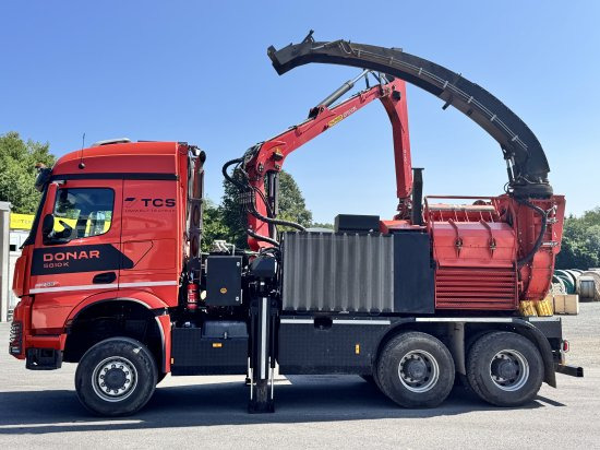 Mercedes-Benz ACTROS 6x4 DONAR 5810K ? Hack-LKW / Mobilhacker | TCS Umwelttechnik - قاطعة الأخشاب, شاحنة: صورة 2 Mercedes-Benz ACTROS 6x4 DONAR 5810K ? Hack-LKW / Mobilhacker | TCS Umwelttechnik - قاطعة الأخشاب, شاحنة: صورة 2
