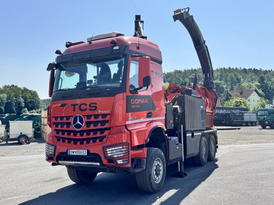 Mercedes-Benz ACTROS 6x4 DONAR 5810K ? Hack-LKW / Mobilhacker | TCS Umwelttechnik - قاطعة الأخشاب, شاحنة: صورة 1 Mercedes-Benz ACTROS 6x4 DONAR 5810K ? Hack-LKW / Mobilhacker | TCS Umwelttechnik - قاطعة الأخشاب, شاحنة: صورة 1