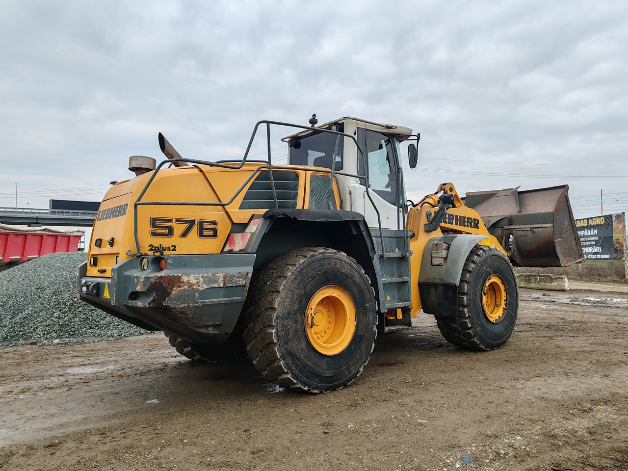 Liebherr L576 2plus2 - اللودر بعجل: صورة 5 Liebherr L576 2plus2 - اللودر بعجل: صورة 5